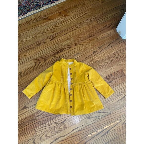 Serendipity Shrimp & Grits Mustard Corduroy Riding Jacket XS(4-5) - Picture 1 of 3